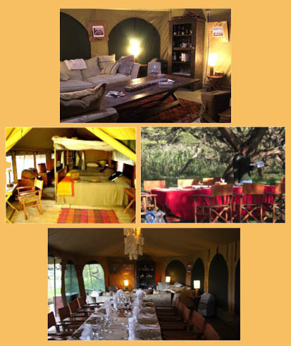 >Camp de luxe Lemala Ngorongoro - sur la jante du cratère 