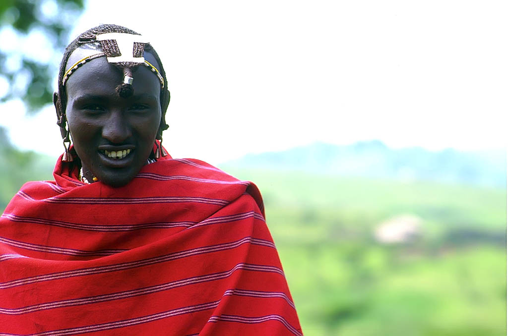 Un guerier Maasai fier
